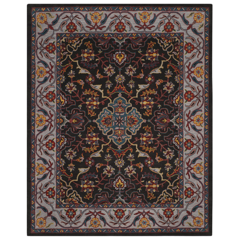 Wahcheechee Hand Tufted Wool Oriental Rug, Rectangle 8' x 10'