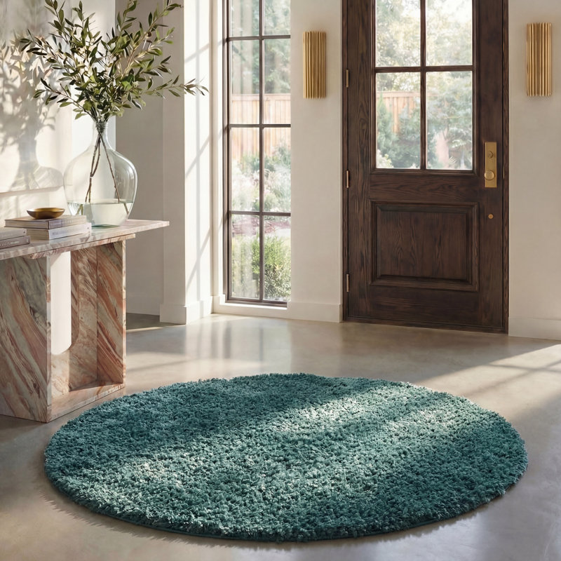 August Shag 900 Performance Solid Color Rug, Square 6'7"