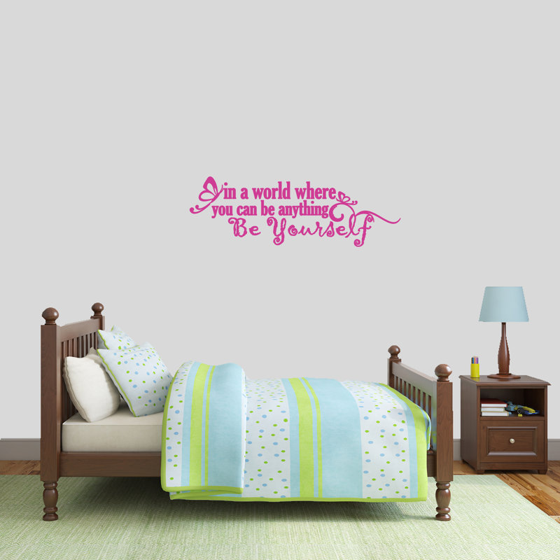 Text & Numbers Non-Wall Damaging, Hot Pink