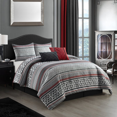 Ensemble d'édredon en microfibre 6 pièces Hamilton