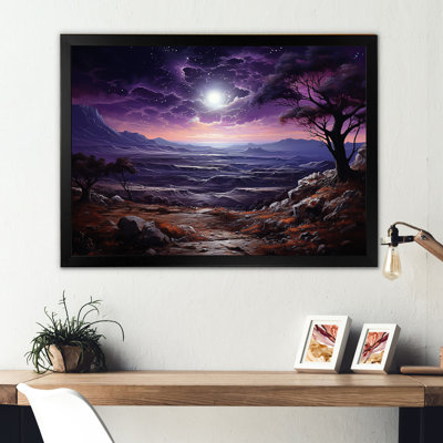 Judaism Desert Negev Nights Haze sur toile