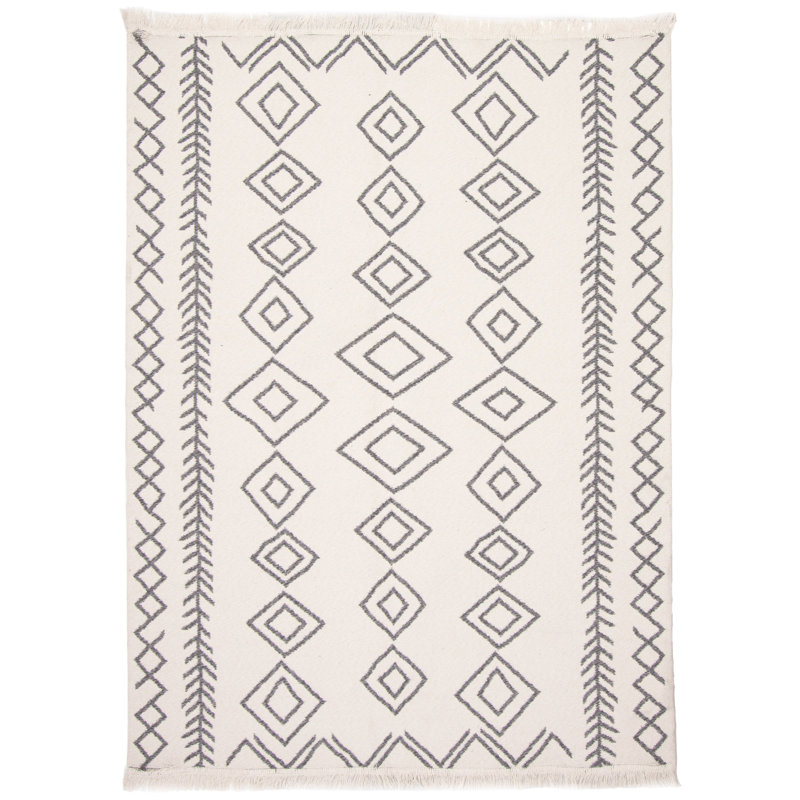 Tapis gris / ivoire Botsford Southwestern