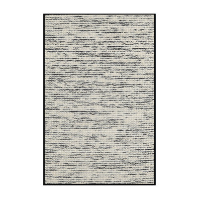 Tapis gris/bleu clair contemporaine