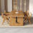 Yiu 4 - Person Pine Solid Wood Solid Wood Top Trestle Dining Set-143162166
