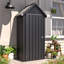 Armoire de rangement extérieure imperméable avec tablettes