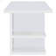Bureau d'écriture blanc à 4 tablettes