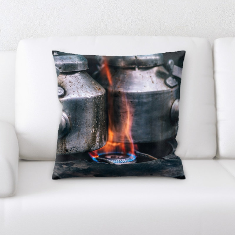 Larsen Microsuede Reversible Throw Pillow