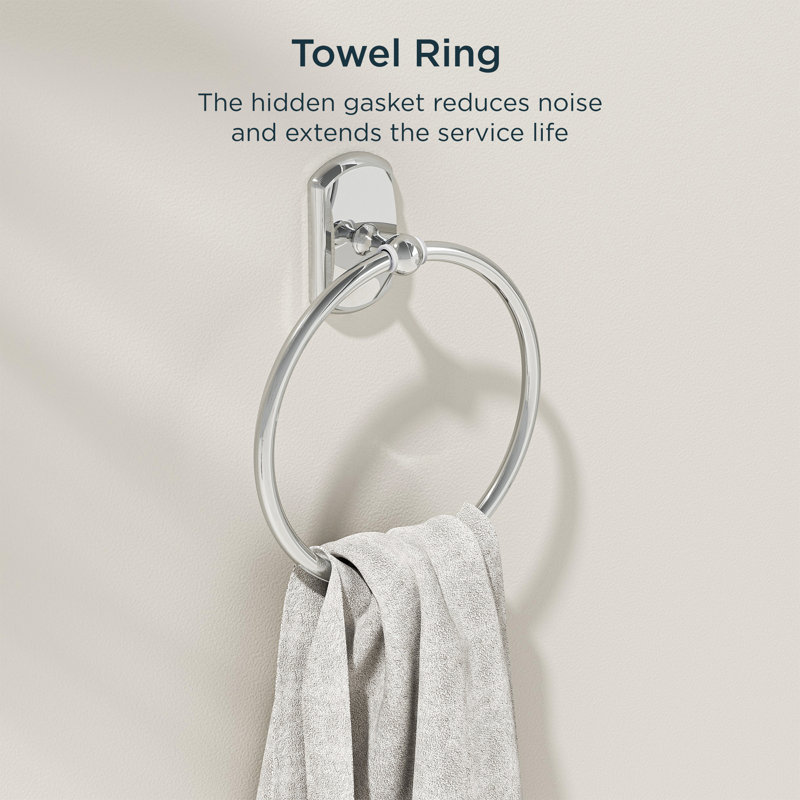 3 - Piece Bathroom Hardware Set, Chrome