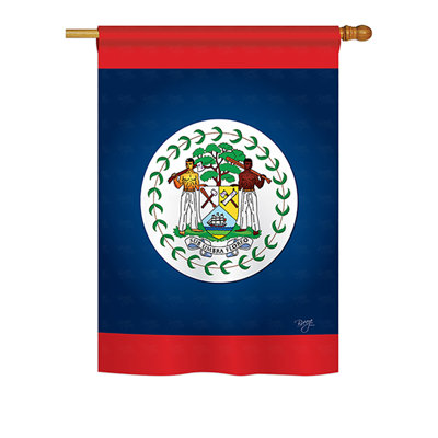Double Sided Polyester House Flag