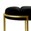 Velvet Tufted End of Bed Bench, Modern Accent Bench for Living & Bedroom with Iron Metal Legs-1032262108-1032262114
