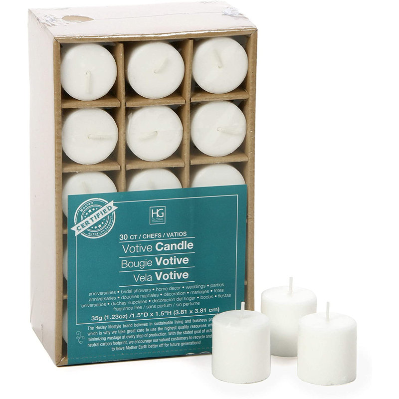 Unscented Votive Candle