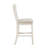 Upholstered Counter Stool with Solid Wood Frame