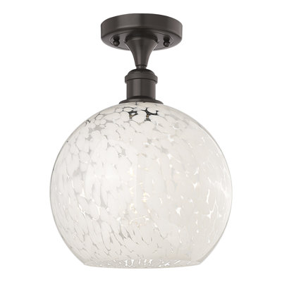 Plafonnier semi-encastré 1 lumière Ballston - Adreann