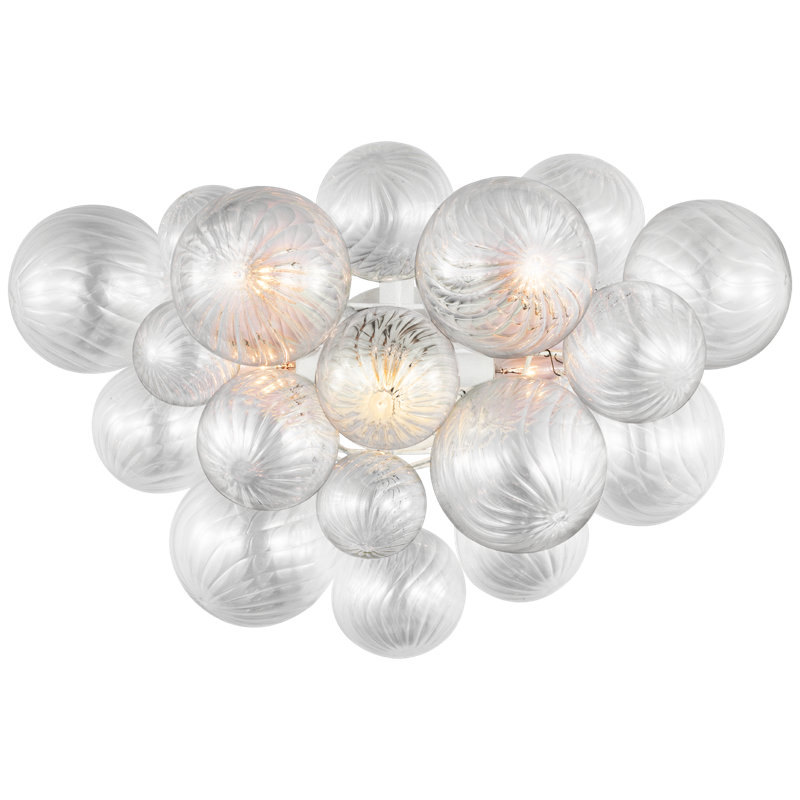 Talia 5 - Light Flush Mounted Sconce, Plaster White