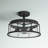 Leyden Glass Semi Flush Mount