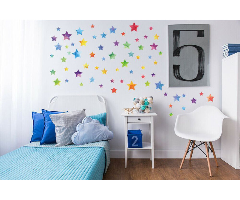 Abstract Non-Wall Damaging Wall Decal