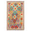 One-of-a-Kind 3'7" X 6' New Age Wool Area Rug in Cyan