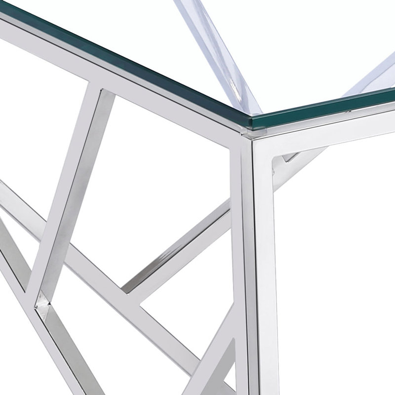 Table de bout Laith, Argent
