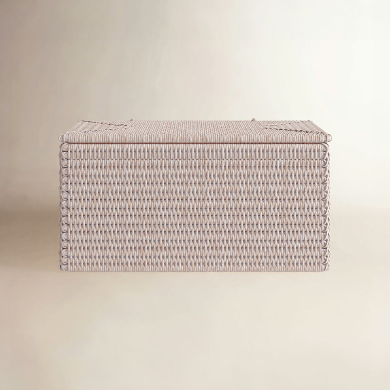 Thisbe Bathroom Storage Container, White Wash