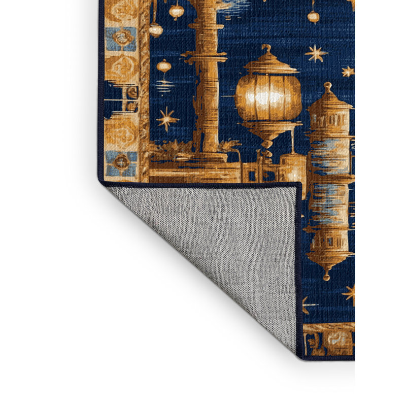 Tapis nautique lavable Harbor Lights, Carré 5 pi