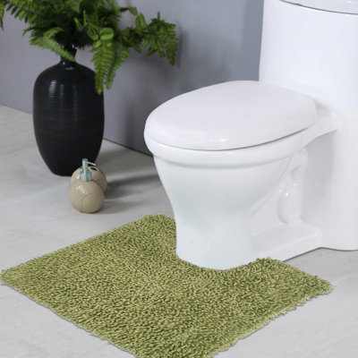 Heacock U-shaped 100% Cotton Non-Slip Contour Mat