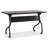 Rectangle Flip Top 23.63'' L Training Table with Casters and Modesty Panel and Cable Management-73574290-21869754-21869753