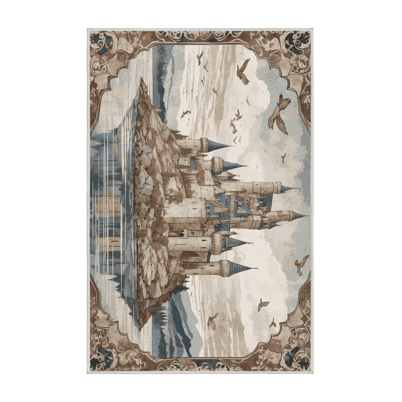 Tapis Â« Murs enchantÃ©s Â», Rectangle 6 pi x 9 pi