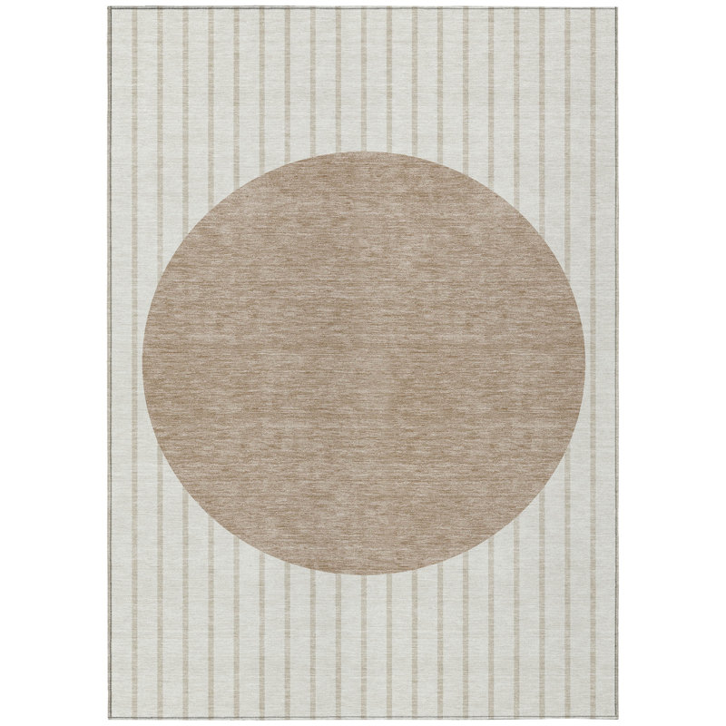 Tapis ivoire intérieur / extérieur Ember , 9 pi x 12 pi