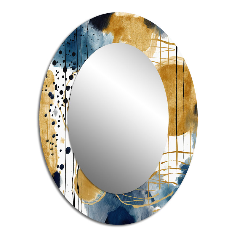 Kiesel - Abstract Metal Mirror, 40" x 30"