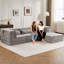Canapé d'angle compressif en tissu polaire circulaire, lit 3 places, convertible pour différentes situations, design, nombre de places, idéal pour la lecture-543724968-543724974