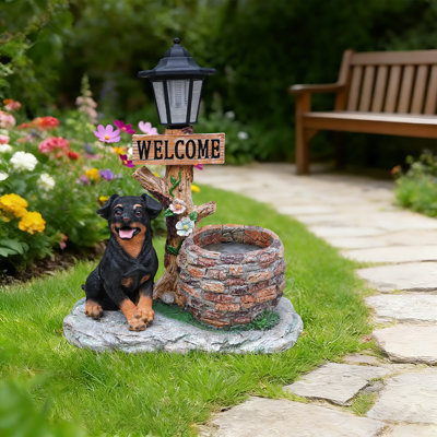 Statue d'extérieur Puppy Dog
