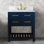 30 Inch Monarch Blue Single Sink Bathroom Vanity From The Madalyn Collection