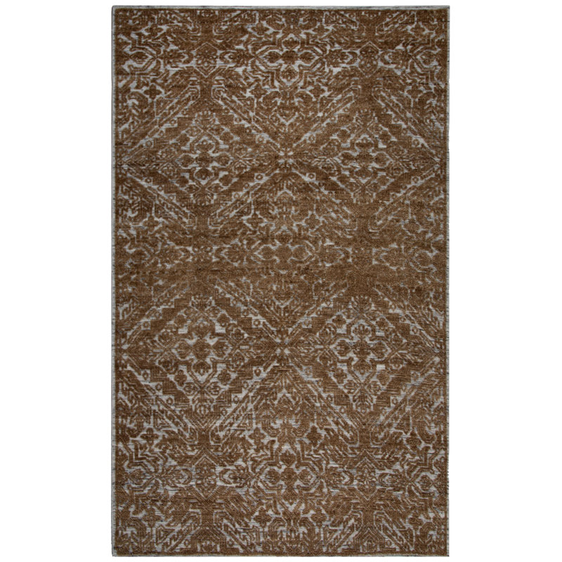 Tapis 100% laine noué à la main, Rectangle 10 pi x 13 pi