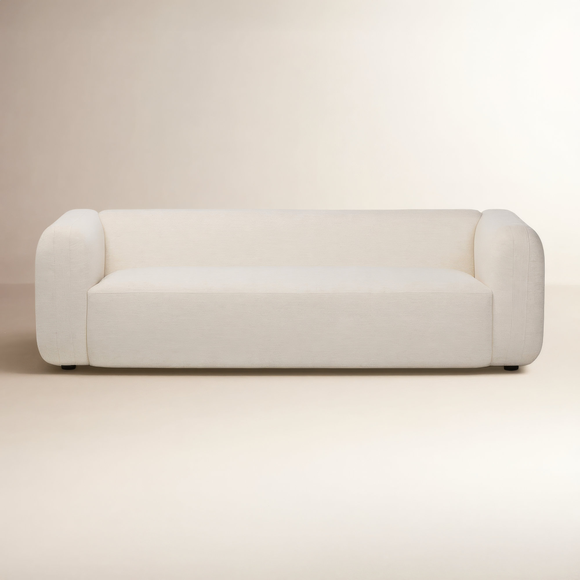 Lainey 96'' Upholstered Sofa, Crypton Nomad Snow