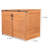 Horizontal Solid Wood Lean-To Garbage Shed-549585655