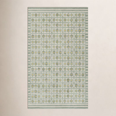 Freya Hand-Woven Geometric Wool Rug