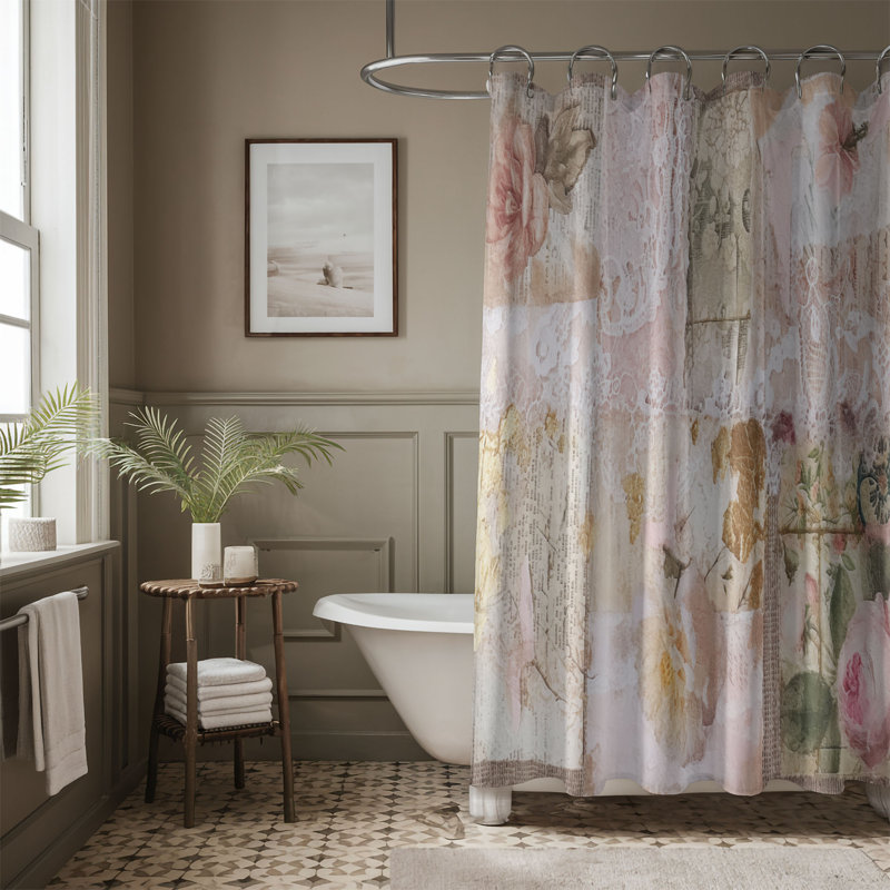 Rideau de douche Fortunio, H 74 po x l 71 po