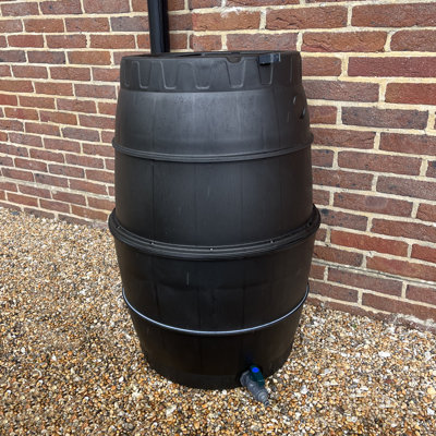Selections Weather Resistant Plastic Rain Barrel