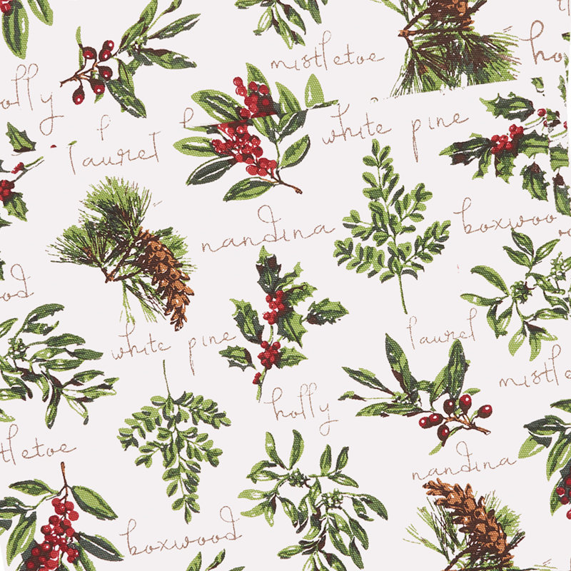 Sisto Winter Botanical Table Runner