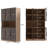 78.7 "H Display Cabinet with LED light, Bookcase with Glass Doors-1098557054