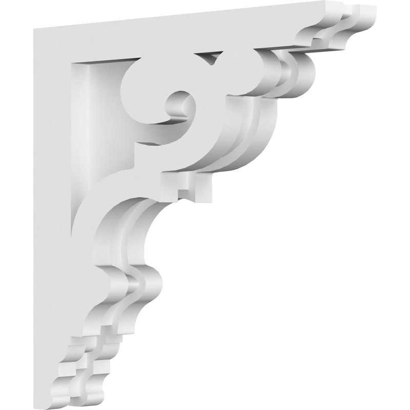 Corbeau en PVC de qualité architecturale Preston, H 10 po x l 10 po x P 1,875 po