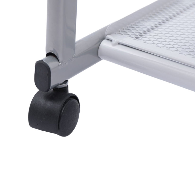 Simlai 44" H 4 Tier Free Standing Magazine Rack with Casters