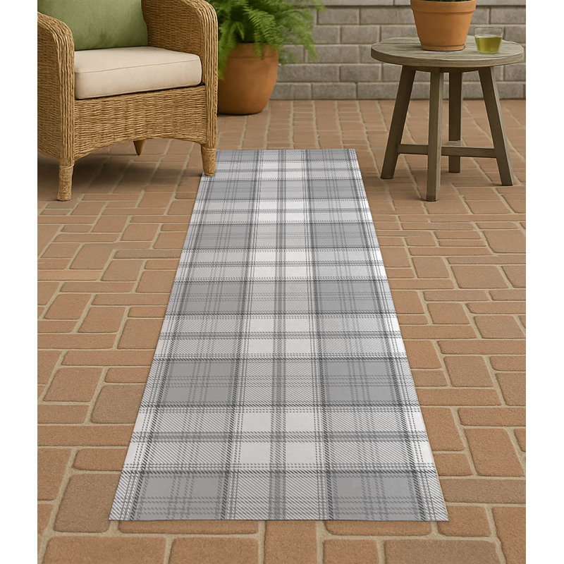 Tapis d'extérieur antidérapant Baid, Tapis de couloir 2 pi 6 po x 8 pi