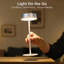 Lampe de table sans fil à DEL, rechargeable par USB + lampes d'extérieur à énergie solaire, à intensité variable, 3 couleurs, batterie 4000 mAh-113147031