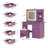 Makeup Vanity Set With Sliding Mirror And Lights-1935023199