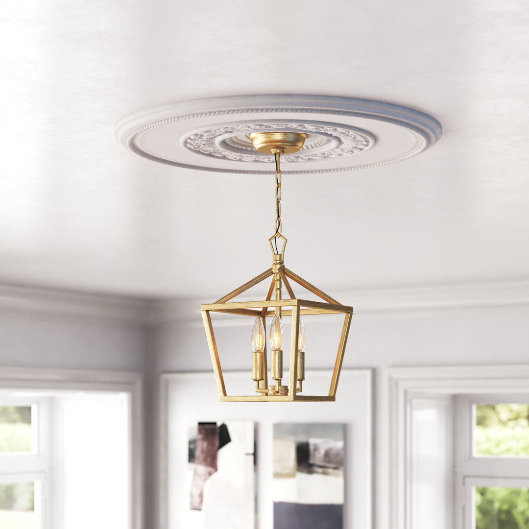 Kay 3 - Light Dimmable Lantern Chandelier Kelly Clarkson Home