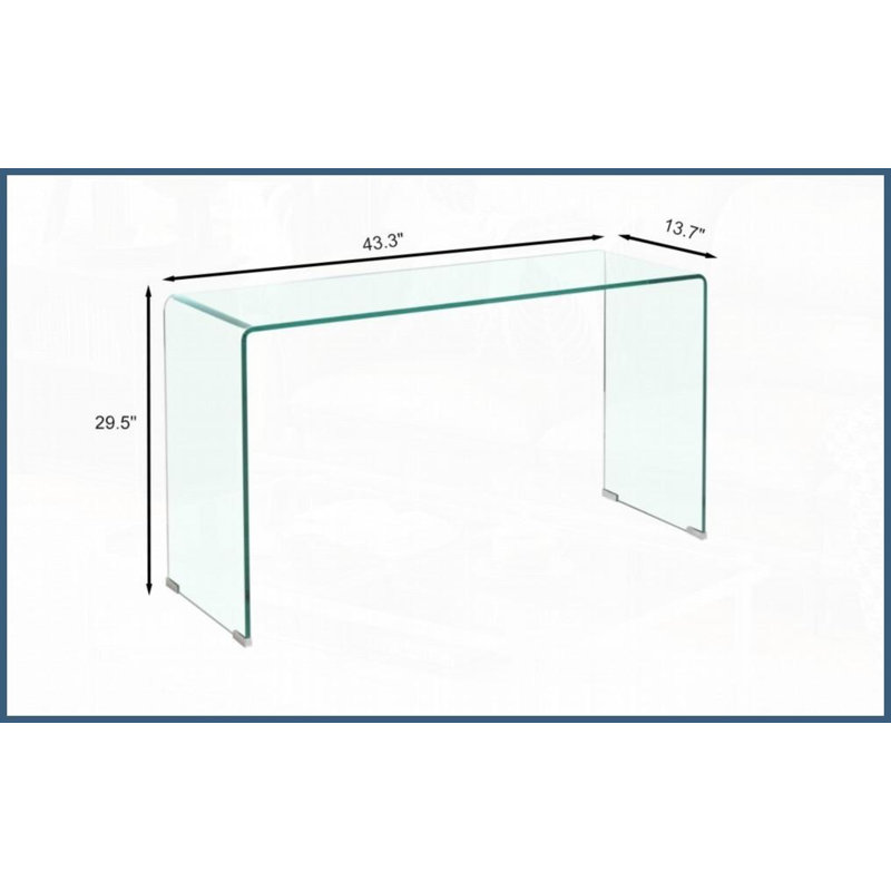 Table basse en verre trempé peu encombrant avec chargement USB, conception simple et facile à nettoyer