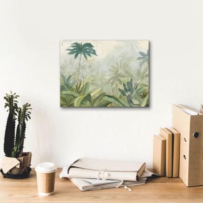 Toile épique «Lush Tropics Blue» par Julia Purinton