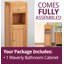 Hatcher Solid Wood Bathroom Cabinet