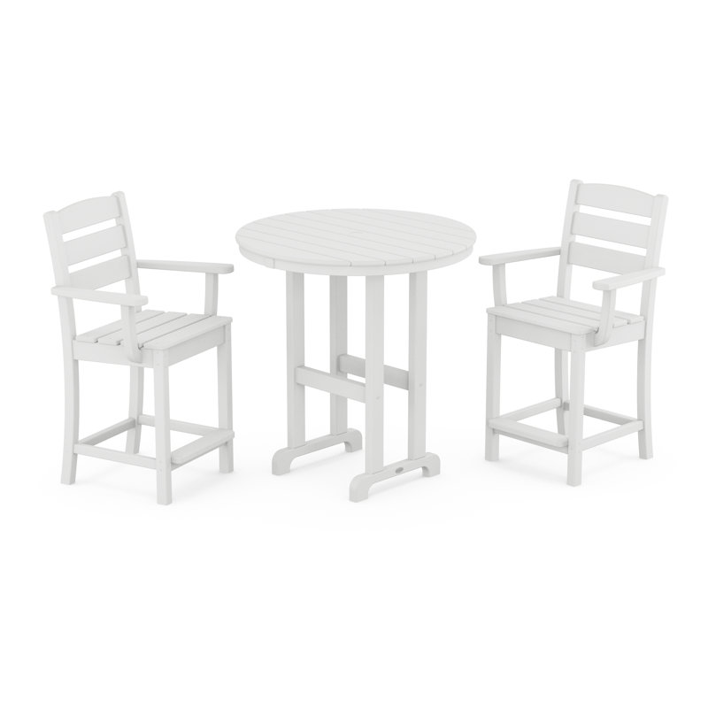Ensemble de comptoir 3 pièces Lakeside, Blanc